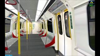 openBVE支那北車長客列車行走東鐵線 紅磡至旺角東