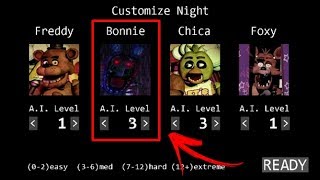 FNAF mod Ignited Bonnie Tjoc (Fan-game Fnaf)