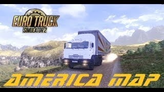 Euro Truck Simulator 2 KAMAZ 54115 + America Map