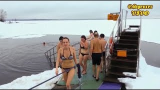 Finland Public Sauna and Ice Swimming