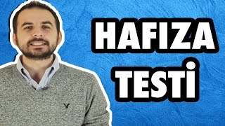 Hafızanız Ne Kadar Kuvvetli? - Yarışmacı Sizsiniz