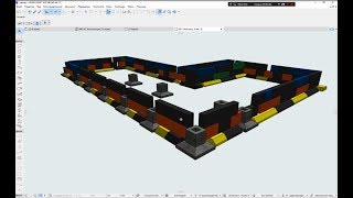 Фундамент в ArchiCad 21.. Современный коттедж в ArchiCad 21