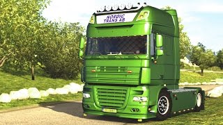 Обзор мода DAF XF 105 Nordic Trans AB. v.1.21.1.4s.