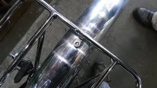ランドナーの製作　100　（泥除け　3）