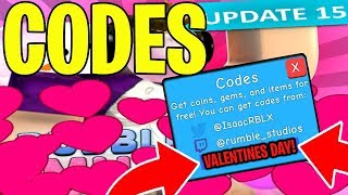 BUBBLE GUM SIMULATOR *NEW* CODES ? VALENTINES UPDATE (ROBLOX) VALENTINE EGG