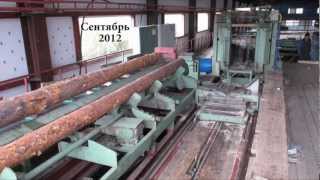 Пилорама немецкая EWD. Монтаж в Красноярске. Bautex
