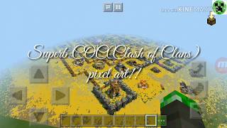 COC(Clash of Clans) pixel art -- Gaming with Soham Episode-16
