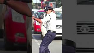 Is this MOONWALKING traffic cop the next Michael Jackson? #India #shorts
