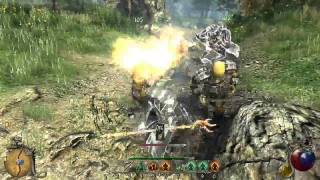 Two Worlds II - Multiplayer gameplay : Necromancer combat (PC)