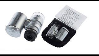 Карманный микроскоп X60 из AliExpress