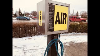 ВИННИПЕГ халява. Бесплатная подкачка колес.