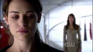 Nikita 1x01 Alex & Amanda ''What does the butterfly on your back mean if not transformation? ''