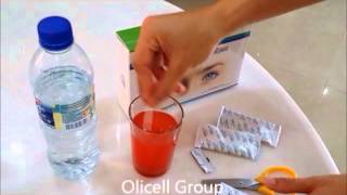 Cellglo Crystal Eyes - Method to mix and drink