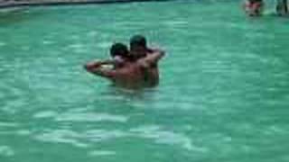 pool wrestling