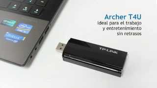 Adaptador inalámbrico USB de banda dual AC1200 Archer T4U