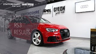 The New Audi RS3 After Xpel Protection Film And Gyeon Quartz Ceramic Coatings