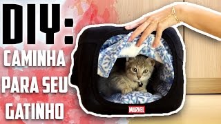 DIY: Caminha Para Gatos  - Marvel, o Gato | Floretizas