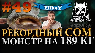 Трофейный Сом - 189 кг! • Поставил Рекорд! • Монстр из глубины • Река Ахтуба • Русская Рыбалка 4 #49
