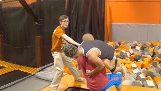 KICKED OUT OF TRAMPOLINE PARK!
