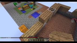 Minecraft - Сетевой SkyBlock - Part 4 - Строим дом