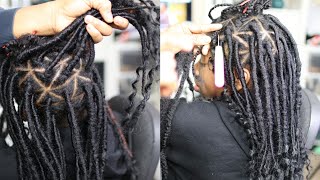 FAUX LOCS WITH KINKY HAIR by xpression
