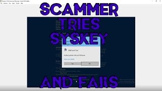 Scammer Realizes I'm Using a VM and Tries to Lock Me Out