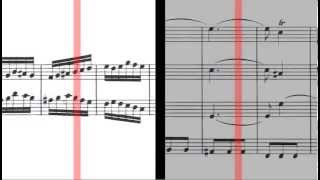BWV 1053 - Harpsichord Concerto in E Major (Scrolling)
