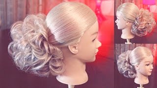 Объёмная шишка на бублике | Авторские причёски | Лена Роговая | Hairstyles by REM | Copyright ©