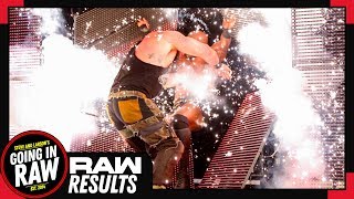 WWE Raw Full Results & Review | Heyman's Explosive First Raw | Going In Raw Podcast