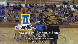 Alaska Men's Basketball Emporia State Highlights - 11/22/13