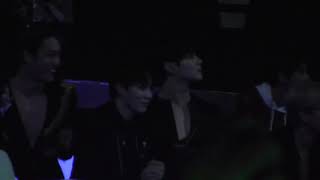 Kai , Taemin, baekhyun exo reaction MIC Drop BTS at MAMA 2017 Hongkong
