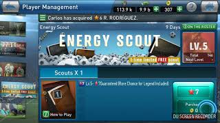 PES Club Manager - Lucky Anniversary Scout & Energy Scout !!