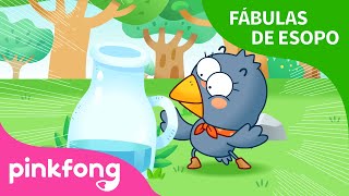 El Cuervo Sediento | Fábulas de Esopo | Pinkfong Cuentos Infantiles