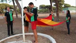 Solemne arriado de Bandera, y toque de oracion. Picacho 2012