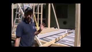 Carpenter, Wall Frames , FIrst fix, How to build raked walls