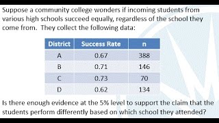 Mth120 Section 12.2: Tests for Independence and Homogeneity of Proportions