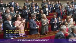 RIEN, JAMAIS, AUCUNE MENACE NE NOUS FERA CÉDER - Mélenchon