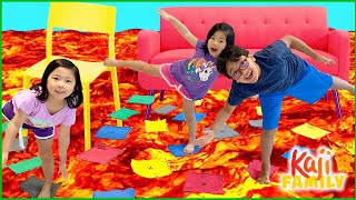 The Floor is Lava Challenge Game!