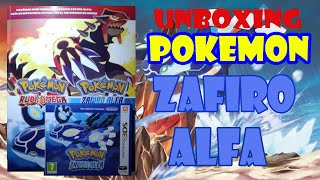 Unboxing - Pokémon Zafiro Alfa y Guía Oficial Pokémon Rubí Omega y Zafiro Alfa