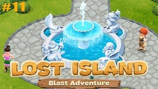 Lost Island прохождение #11 Восстановление Статуй и место для Барбекю