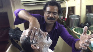 Baba Head Massage Indian Bald Man|Greatest Head Massage|Baba in Bombay|ASMR