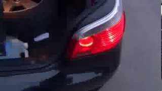 Как поменять лампочки в задней фаре в BMW 5(E60)