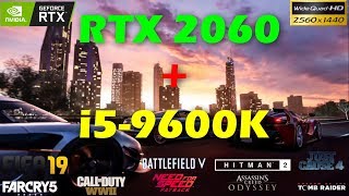 GeForce RTX 2060 6GB Core i5 9600K @3.7GHz | 9 Games Tested in 1440p