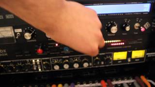 DBX 160x pushed hard with drum bus.