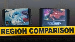 Outrun 2019 for Sega Genesis (Region Comparison)