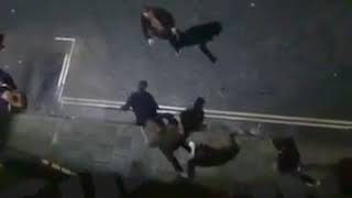 CCTV footage of Ben Stokes's street fight