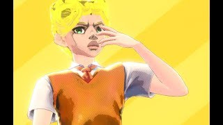 VRoidStudio Giorno Giovanna V2 DOWNLOAD FREE 3D CHARACTER MODEL +TEXTURES