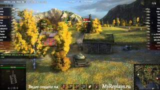 WOT: Фьорды - Т-54 - 10 фрагов -