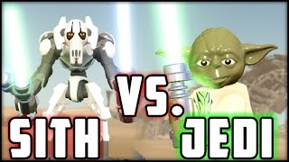 LEGO Star Wars The Force Awakens - Yoda vs. General Grievous - Jedi vs Sith!