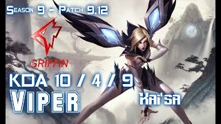 GRF Viper KAI'SA vs LUCIAN ADC - Patch 9.12 KR Ranked